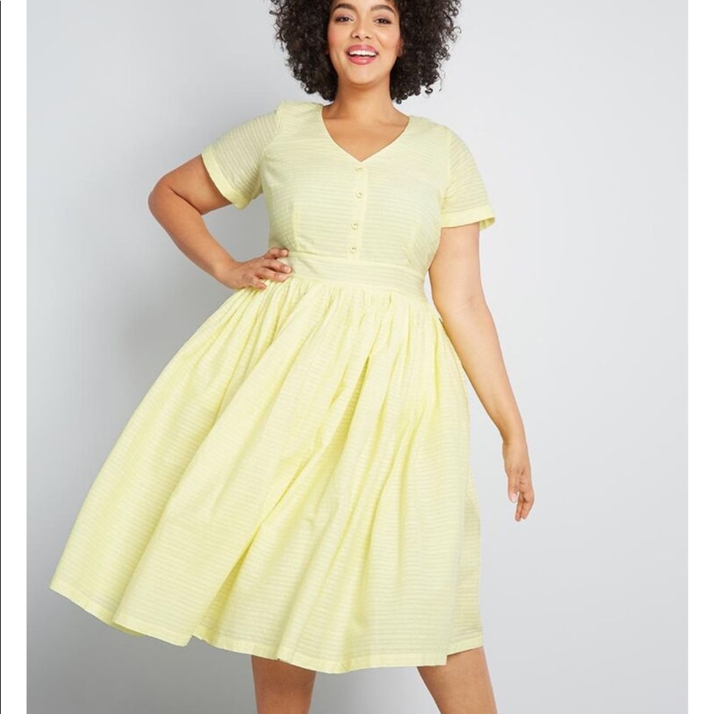 ModCloth Fabulous Fit and Flare Shirt Dress